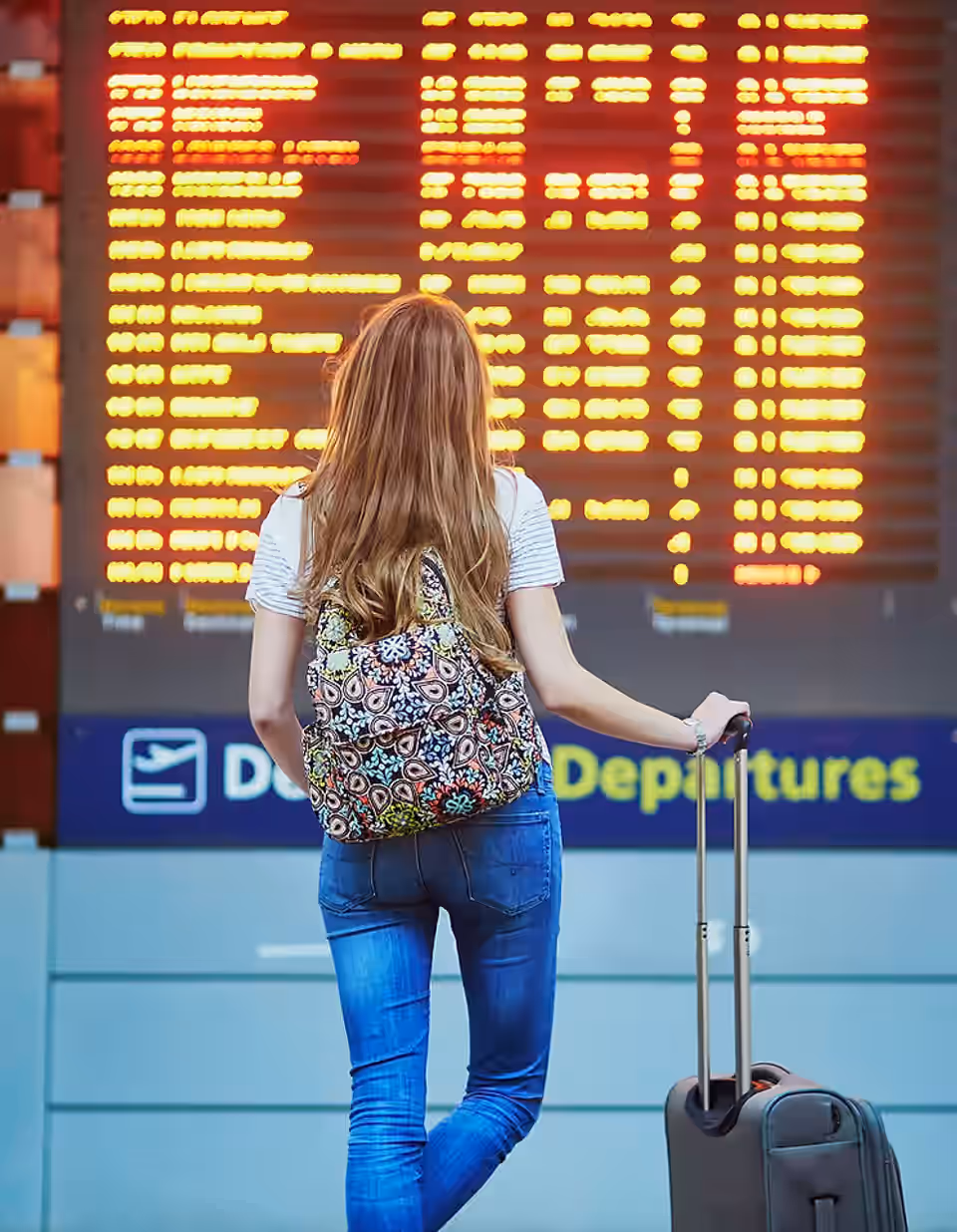 Flughafen Departures