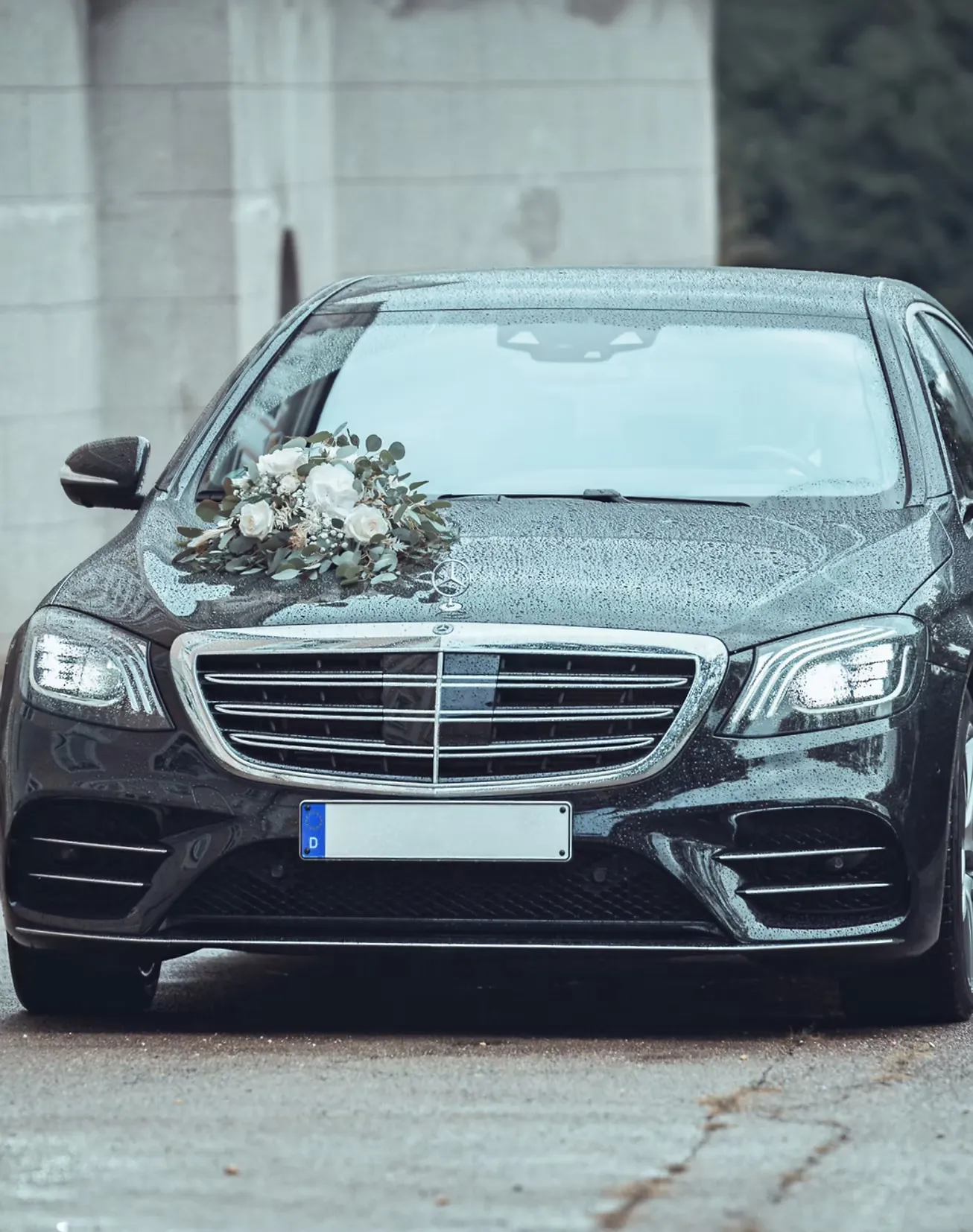 Hochzeitsfahrt Ulm – Mercedes S-Klasse für das Brautpaar